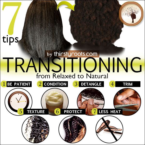 Transitioning from Relaxed to Natural Hair thirstyroots.com/……