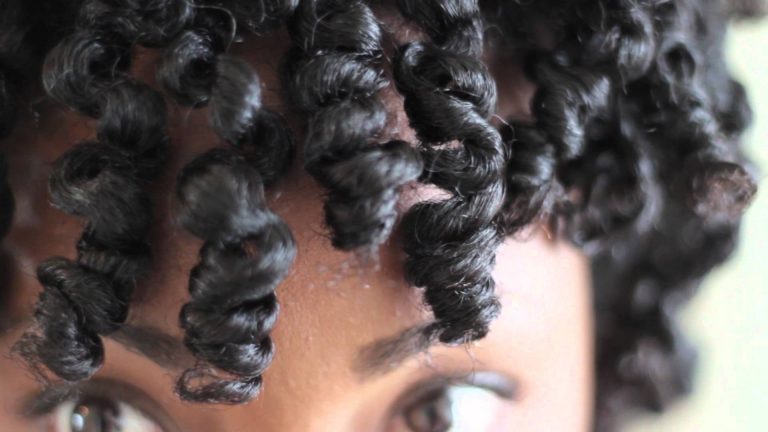Bantu Knot Out Tutorial on Natural Hair