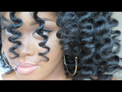 The Perfect NO HEAT Spiral Bantu Knot Out on Natural Hair | Samirah Gilli