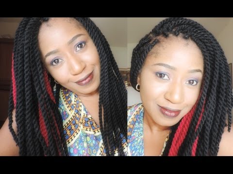 DIY YARN TWIST ON SHORT NATURAL HAIR  (STEP BY STEP) For Beginners