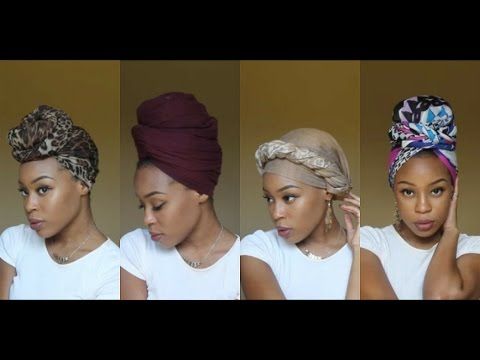 4 Quick &amp; EASY Headwrap&#x2F;Turban Styles [Video] – Black Hair Info…