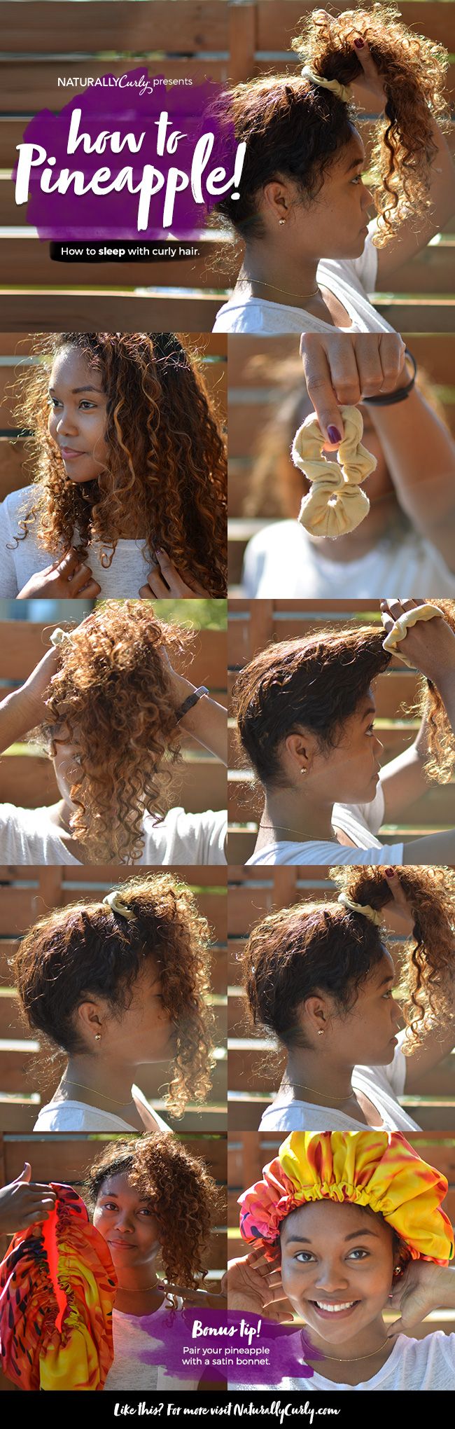 The Pineapple Method for Natural Hair | Tutorial  –  suggestions, instructions o…