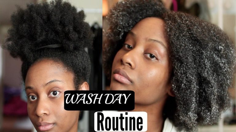 Natural Hair Wash Day Routine|On Dry 4c Hair
