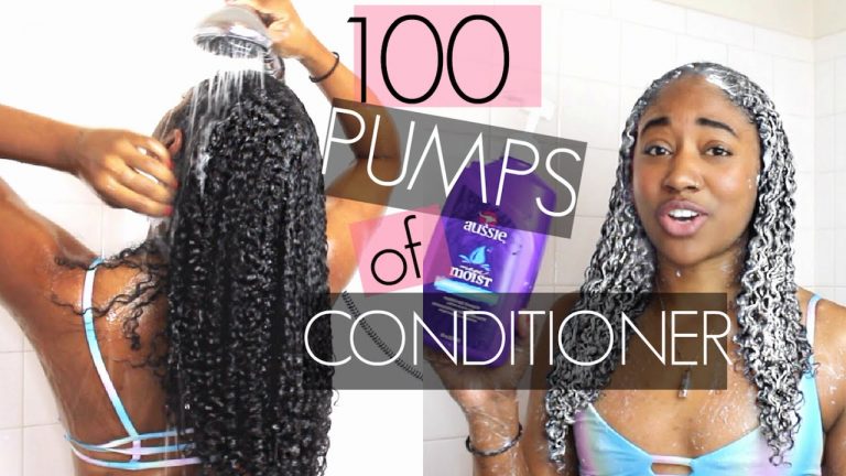 100 Pumps of Conditioner?!?| Natural Hair