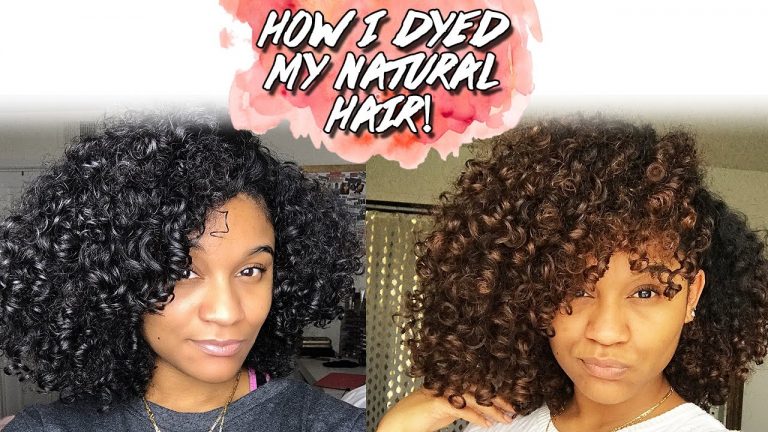 How I Dyed My Natural Hair