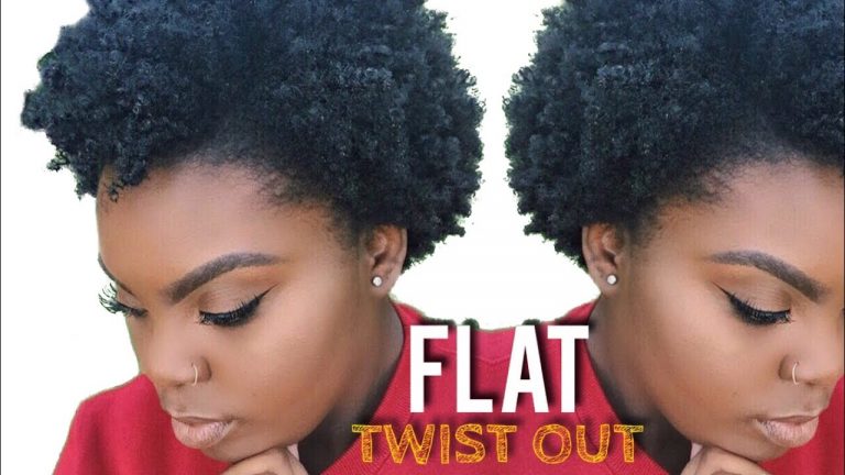 Flat Twist Out on Short 4C Natural Hair | JOYNAVON