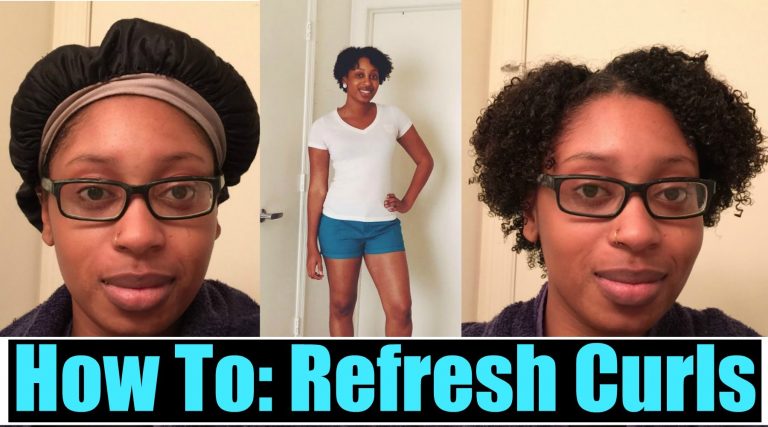 How to: Refresh Curls On Short Natural Hair| ItsLadiiJay