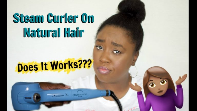 Steam Curler Iron On Natural Hair + Tutorial | IrresistibleMe