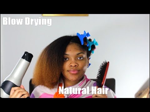 Watch Me Blow Dry My Hair|Natural Hair