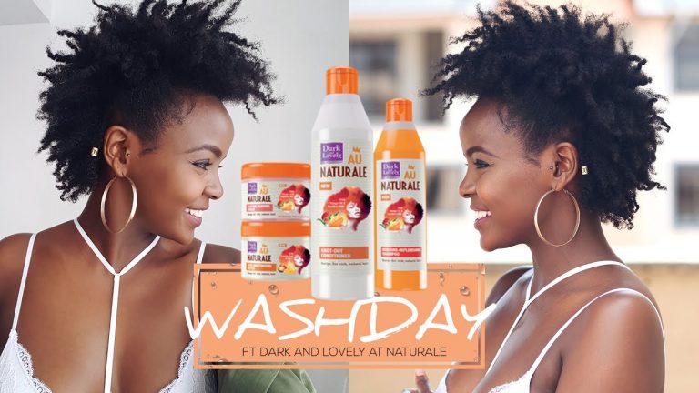 Natural Hair | Wash Routine ft Dark and Lovely Au Naturale
