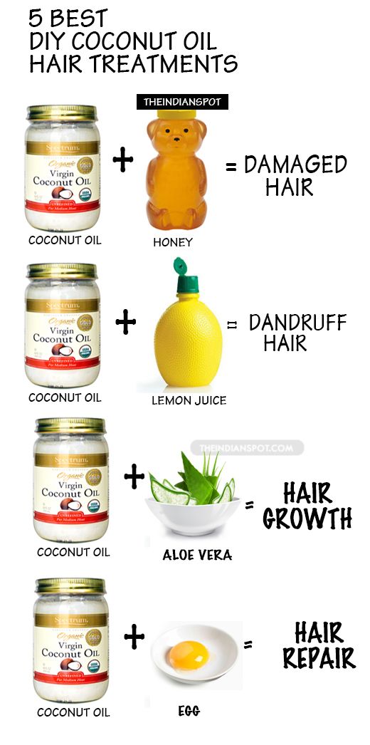 5 Best DIY Coconut oil hair treatments