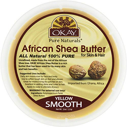 Okay Pure Naturals Shea Butter Yellow Smooth, 8 oz
