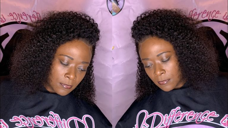 Natural Hair Look Frontal Wig Install | CurlsCurls Wigs