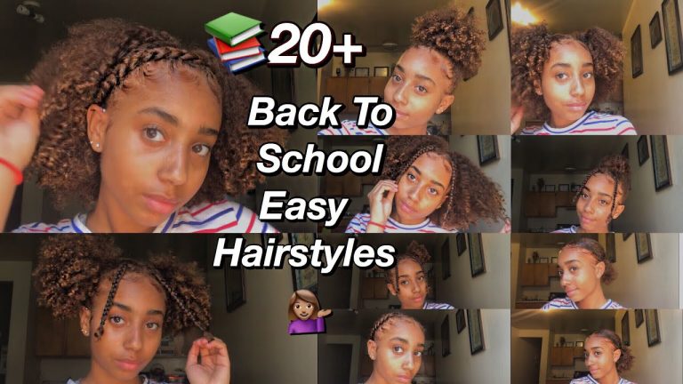 20+ Easy Back To School Hairstyles | Natural Hair | Princess Chanel