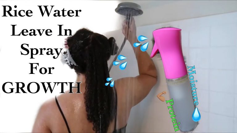 Rice Water Leave In Spray For Hair Growth | Natural Hair