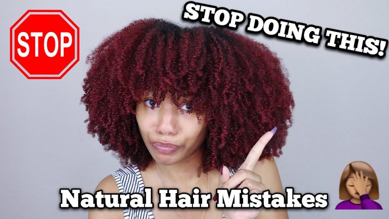 Natural Hair Mistakes That Stop Your Hair From Growing
