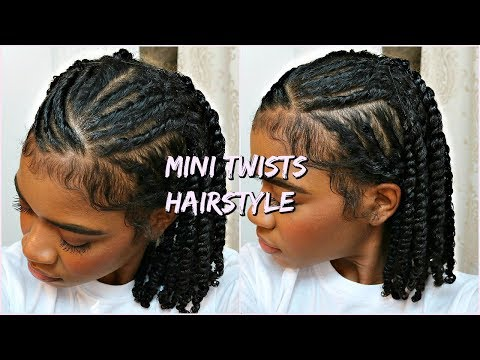 Mini Twists Protective Hairstyle for Natural Curly Hair