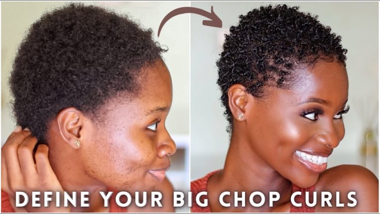 Super Defined Finger coils on SHORT 4C natural hair | How to STYLE your TWA – BIG CHOP