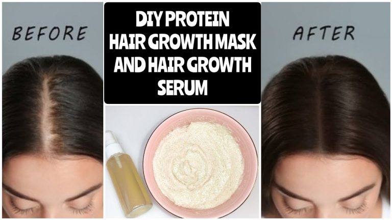 DIY Protein Hair mask for massive hair growth for natural hair| Hair growth serum for thick hair