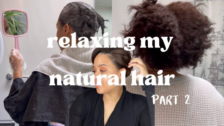 Relaxing natural hair at home with ORS | WHY I did it | New cut | Natural Hair to Relaxed — part 2