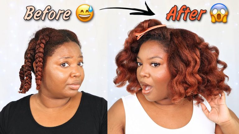 These HEATLESS CURLS had me SHOOK | Satin Hair Curler On Natural Hair + Nighttime Routine