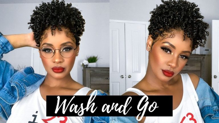 Wash and Go | Defined Shiny Curls for Short Type 4 Natural Hair
