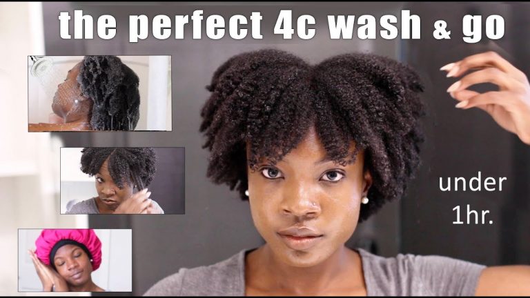Easiest 4C Wash and Go Routine For Beginners| Natural Hair Wash Day + Care Throughout The Week