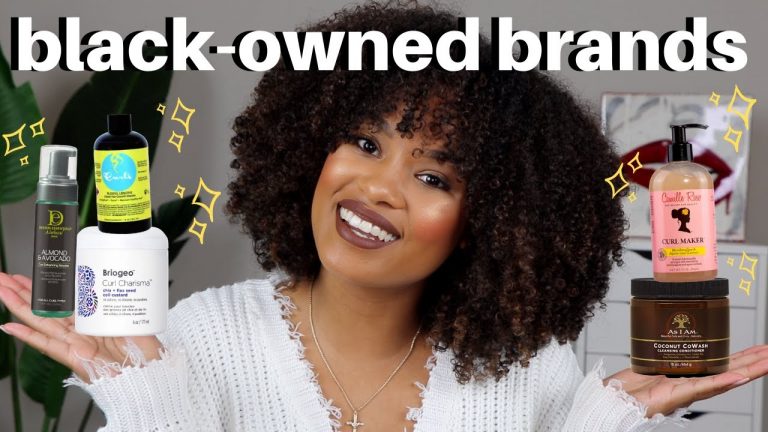 my favorite BLACK OWNED natural hair brands + products