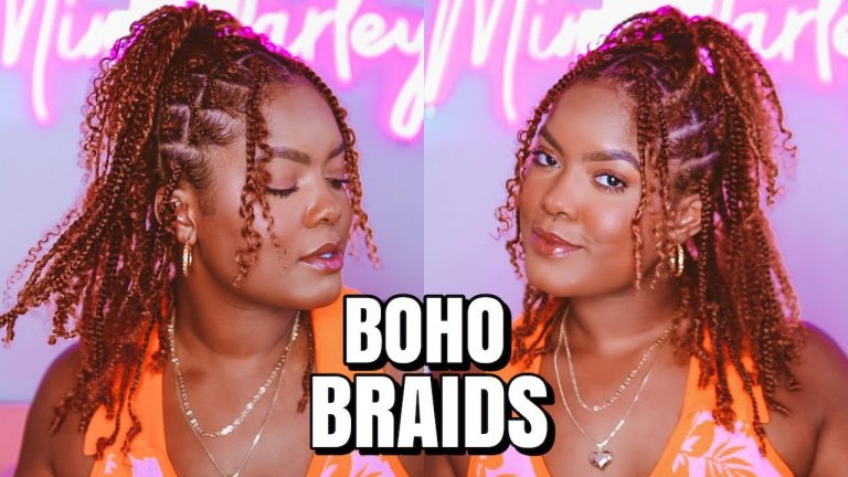 Boho Goddess Braids on Natural Hair! | Tutorial