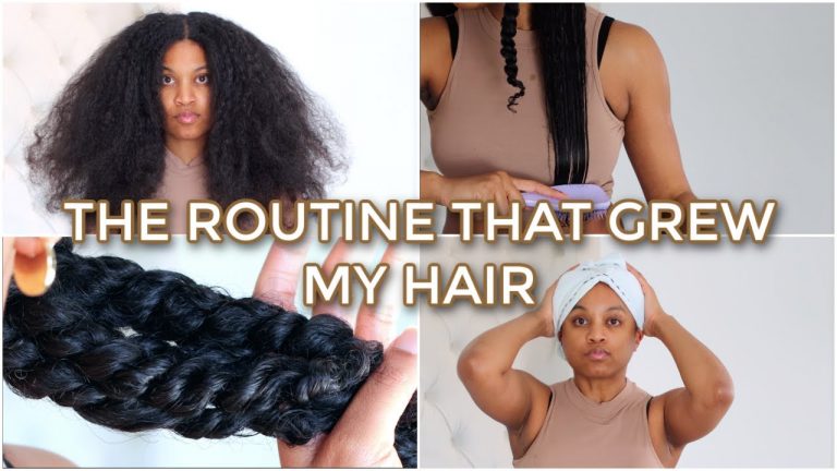EXTREME Moisture + Growth Routine on Natural Hair (Updated)