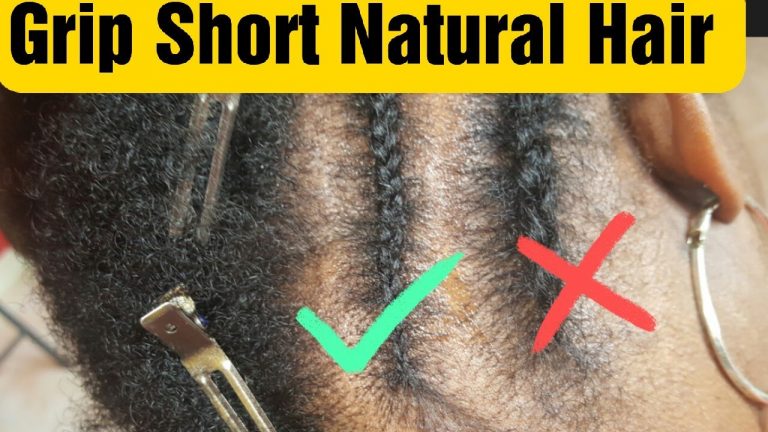 Tutorial: How to grip short natural hair for cornrows